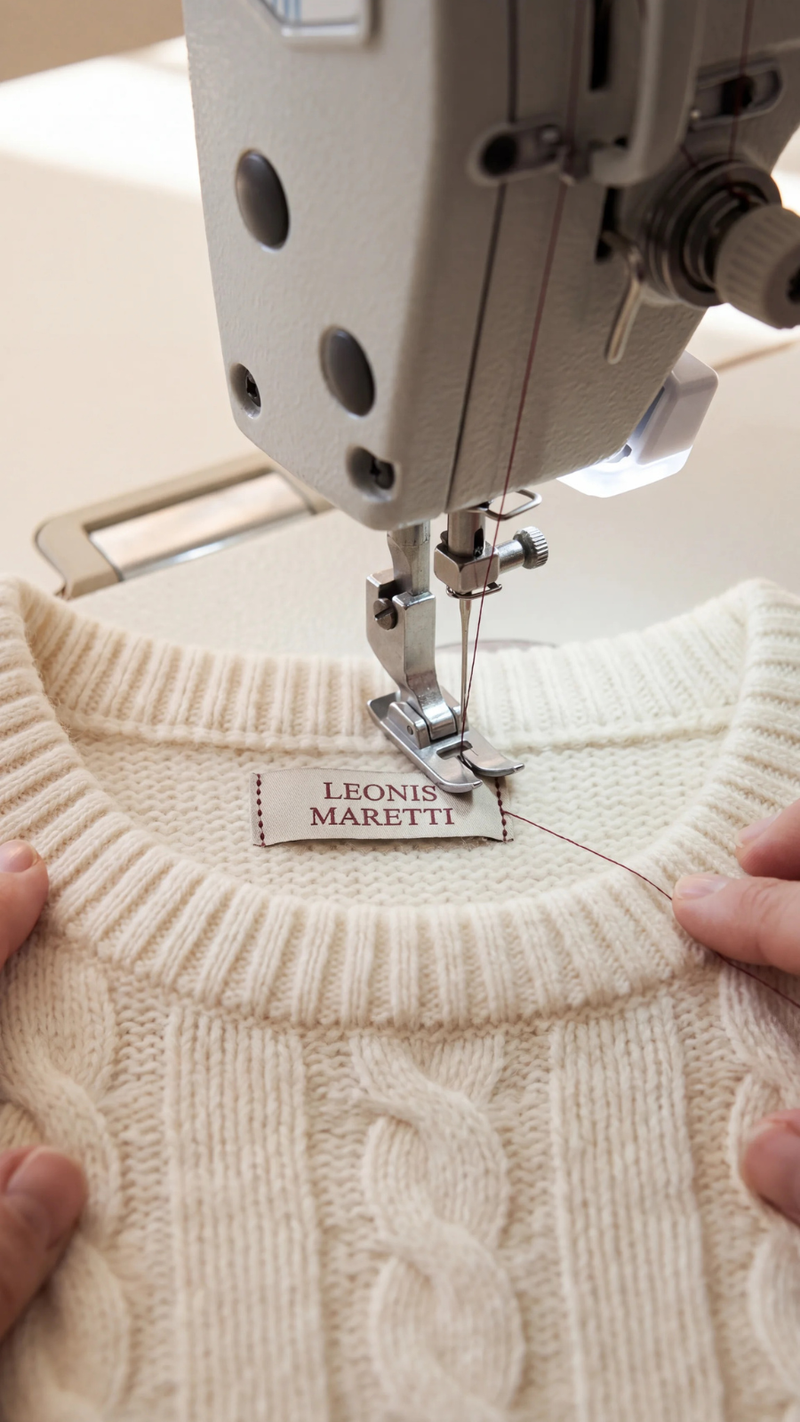 Aurelio Cashmere Knit Tee Grey
