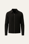 Carvelli Merino Zip Sweater Black