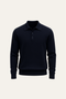 Alessandro Merino Polo Knit Navy