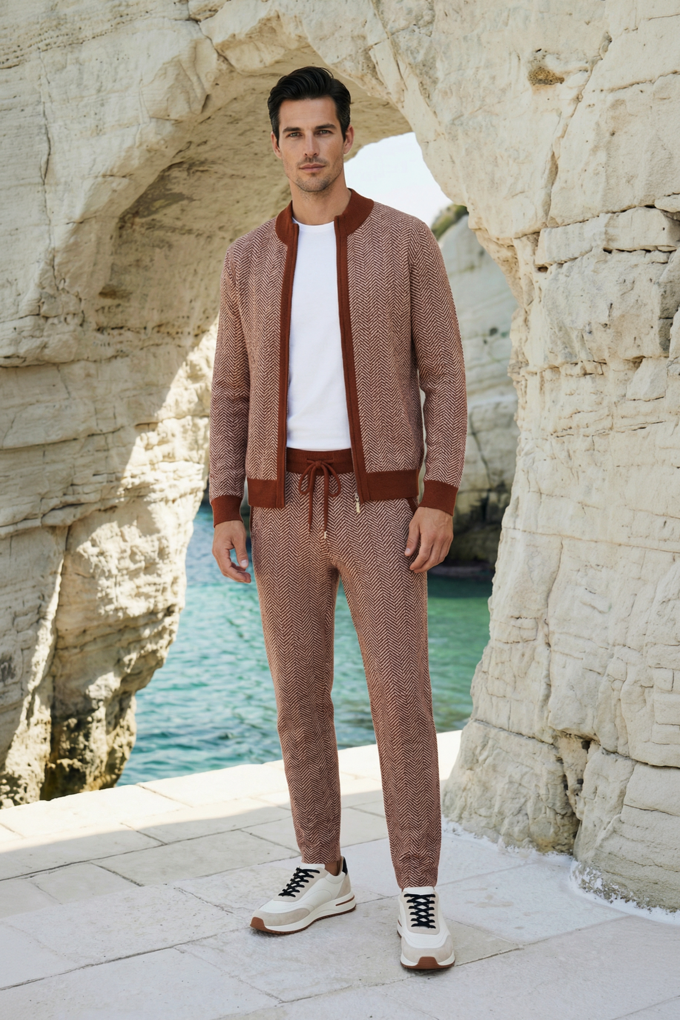 Neroli Zip Set Orange