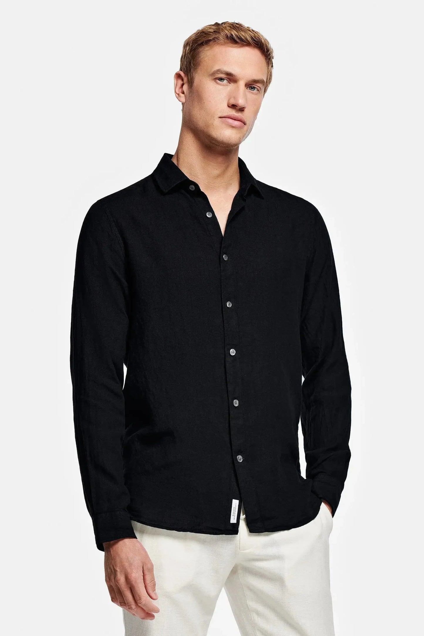 Linen Shirt Black