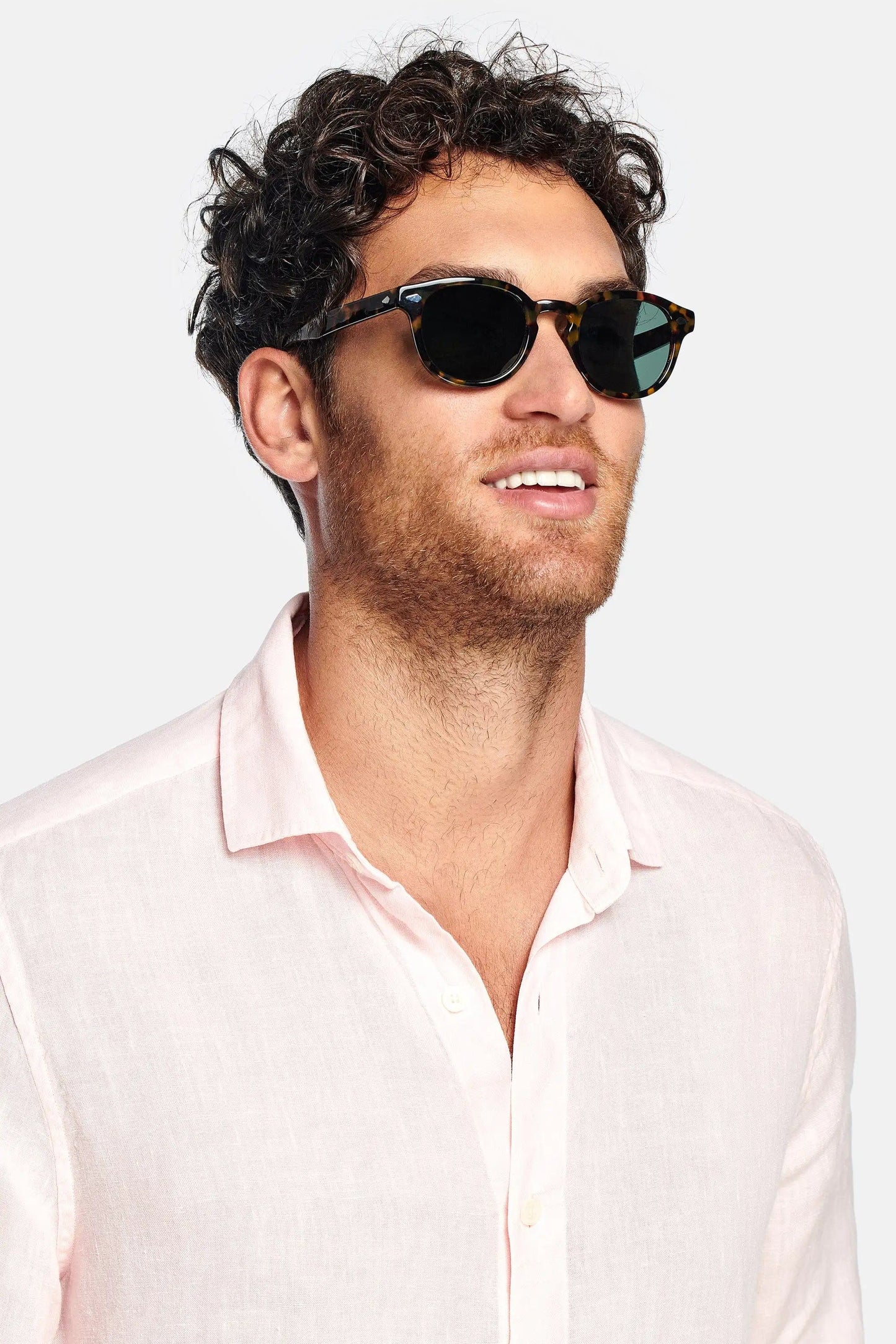 Linen Shirt Salmon