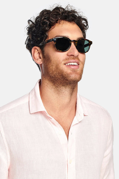 Linen Shirt Salmon