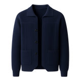 Valero Cashmere Cardigan Navy