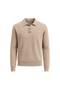 Alessandro Merino Polo Knit Taupe