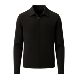 Carvelli Merino Zip Sweater Black