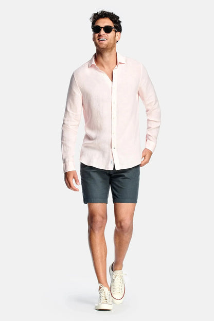 Linen Shirt Salmon