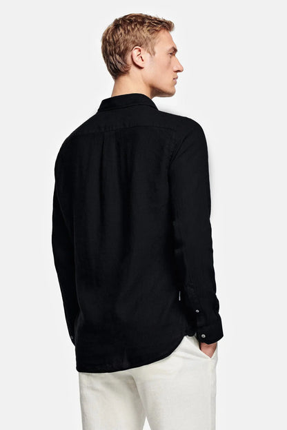 Linen Shirt Black