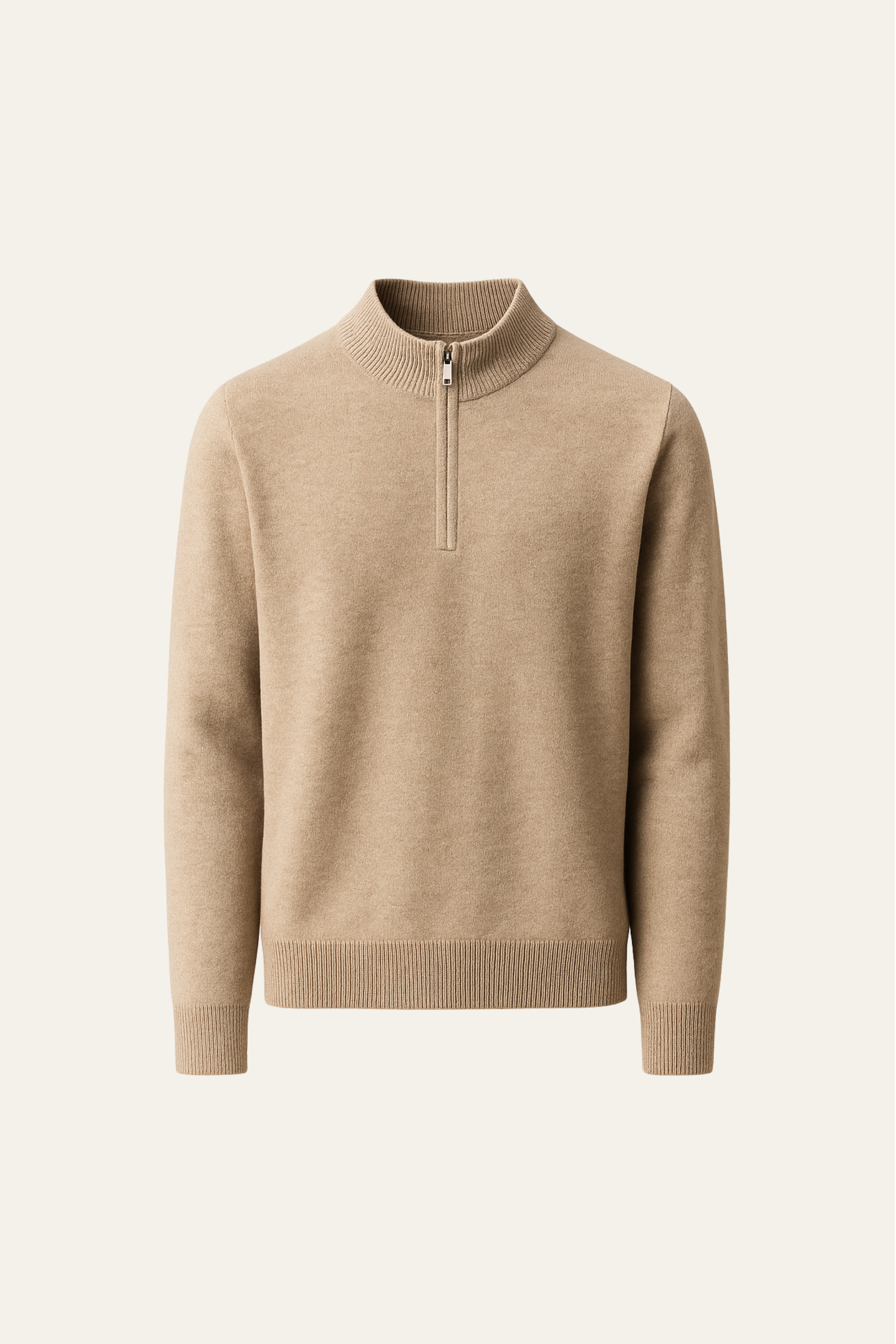 Varelli Quarter-Zip Beige