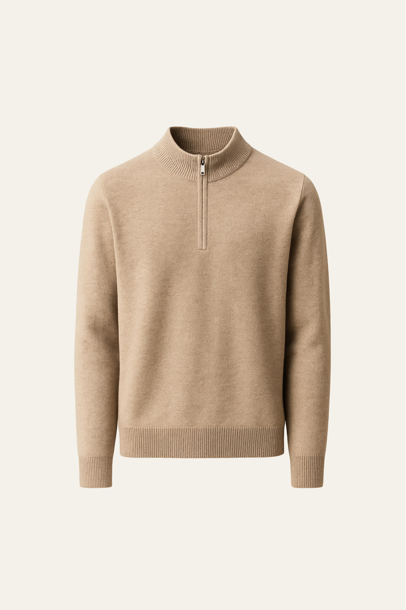 Varelli Quarter-Zip Beige