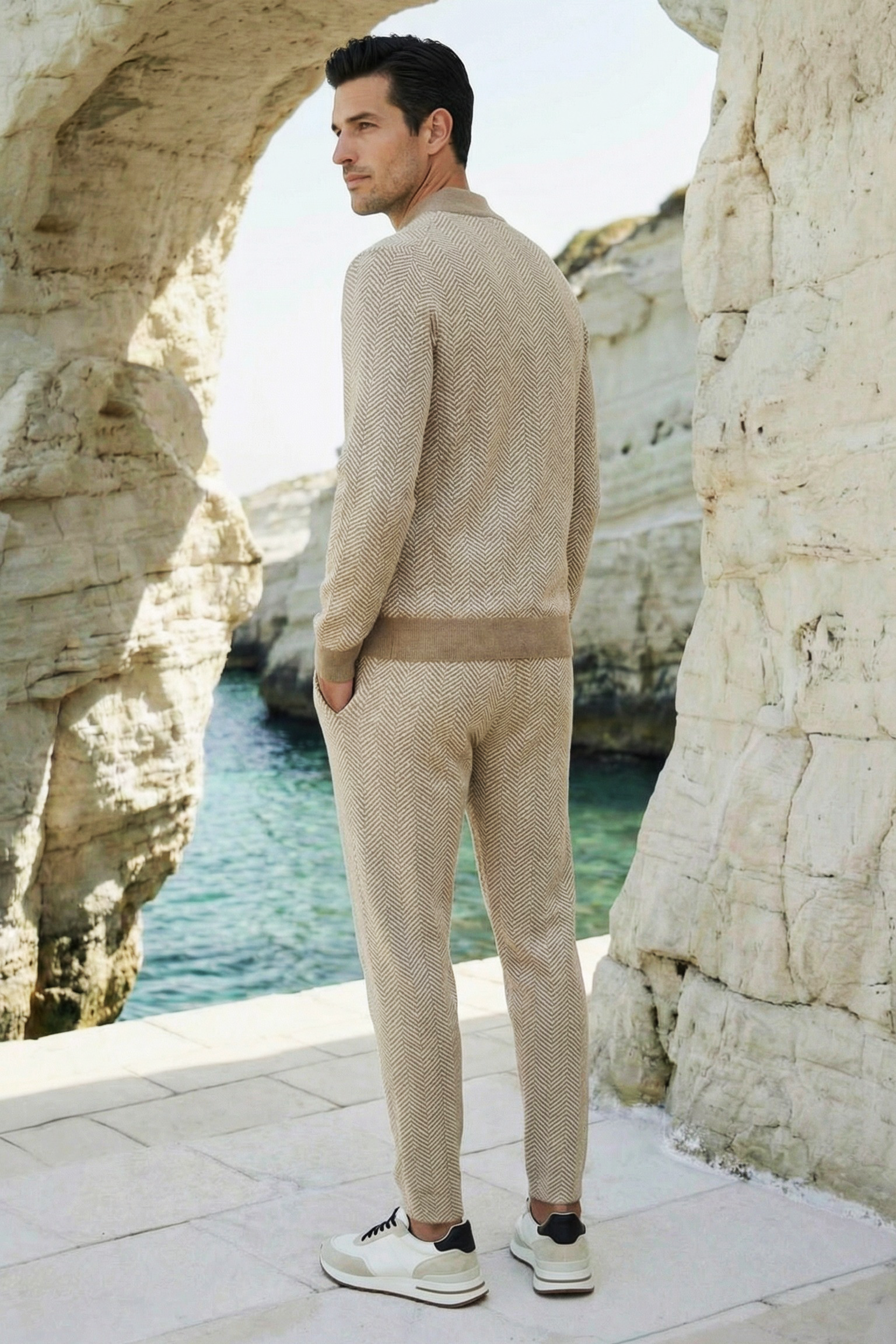 Neroli Zip Set Camel