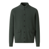 Giotto Cashmere Cardigan Forest