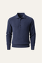 Alessandro Merino Polo Knit Blue