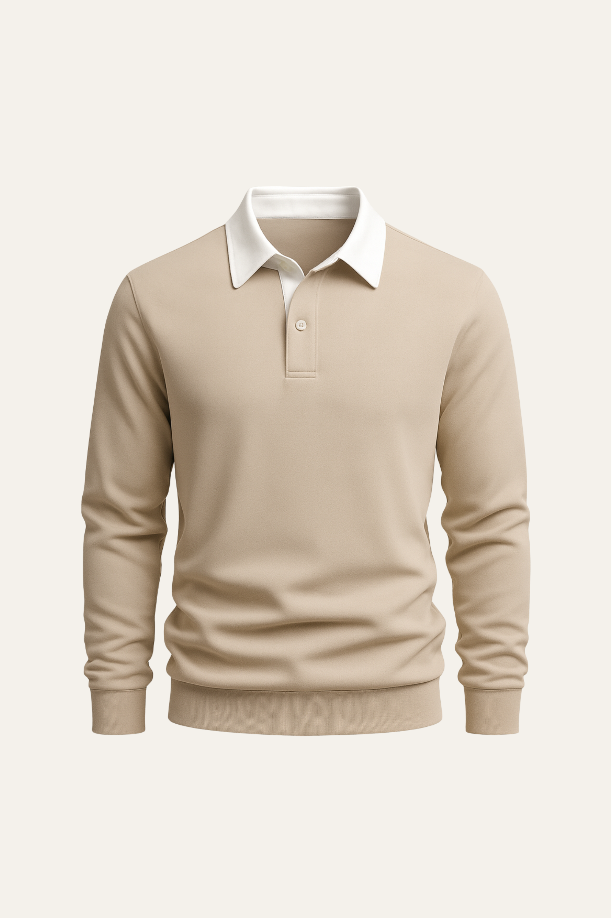 Valerio Polo Knit Beige