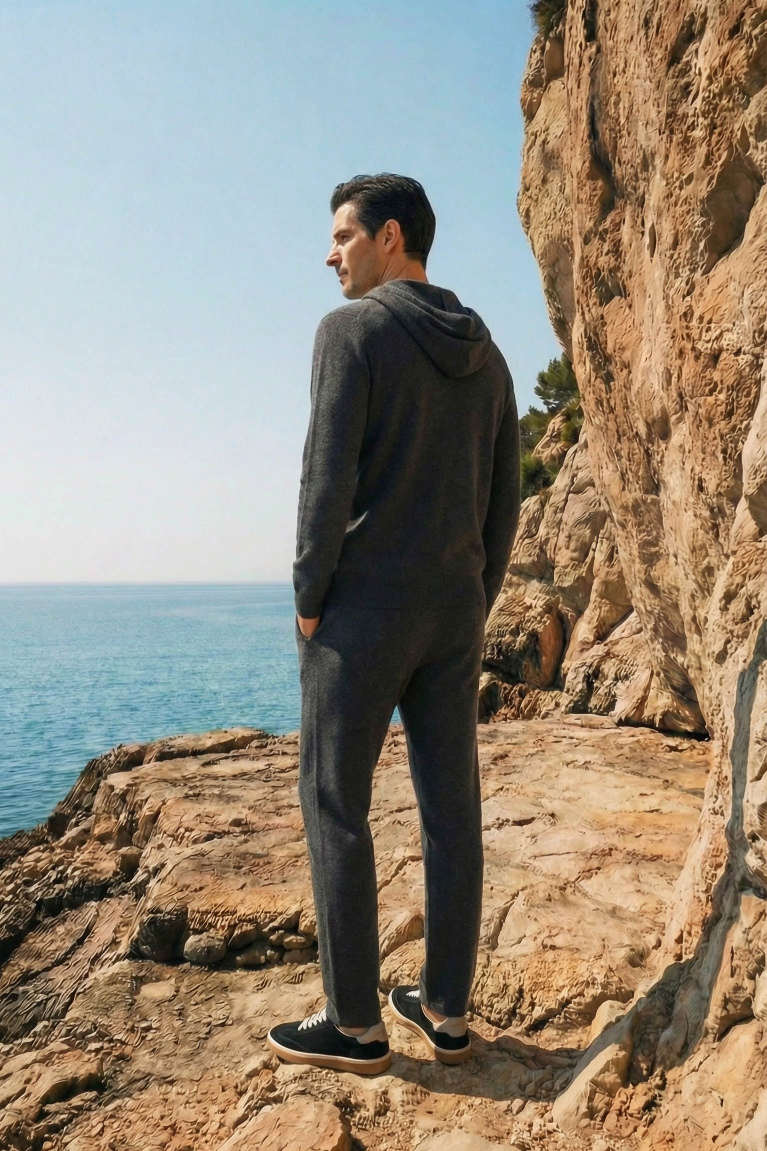 Ariello Cashmere Set Grey