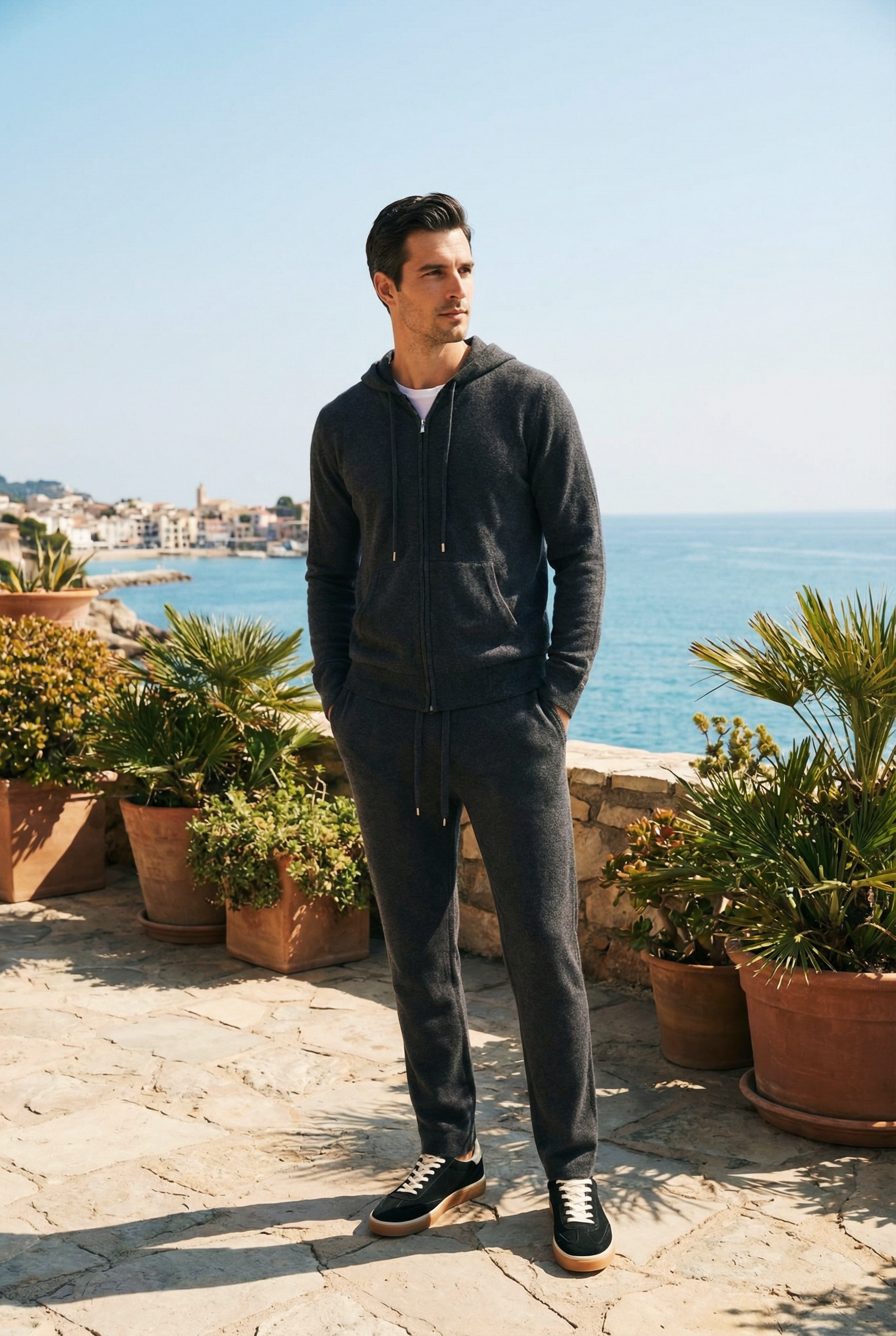 Ariello Cashmere Set Grey