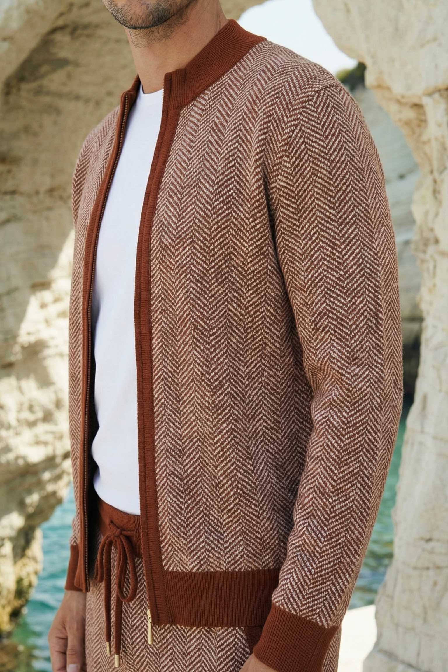 Neroli Zip Set Orange