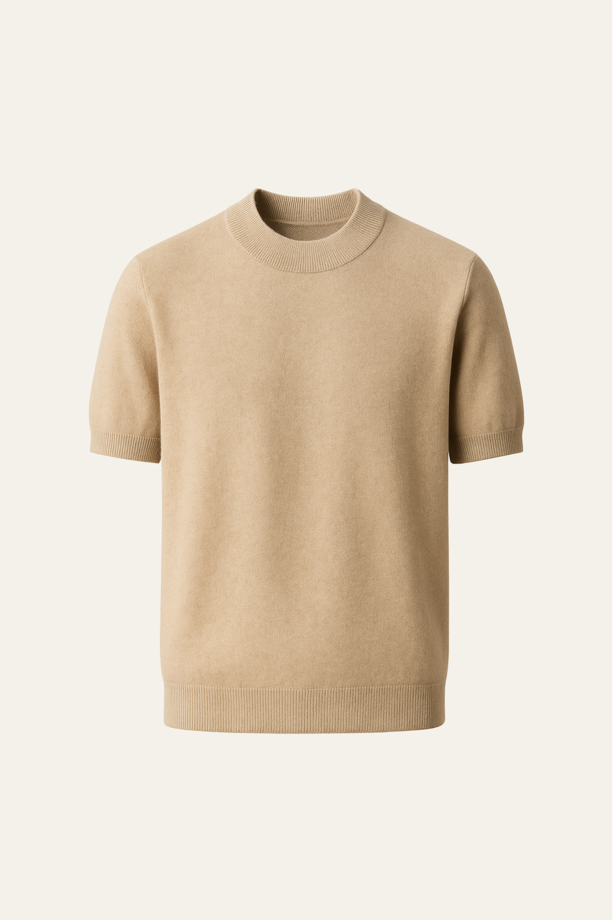 Lucerio Cashmere T-Shirt Beige
