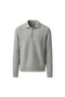 Alessandro Merino Polo Knit Grey
