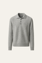Alessandro Merino Polo Knit Grey