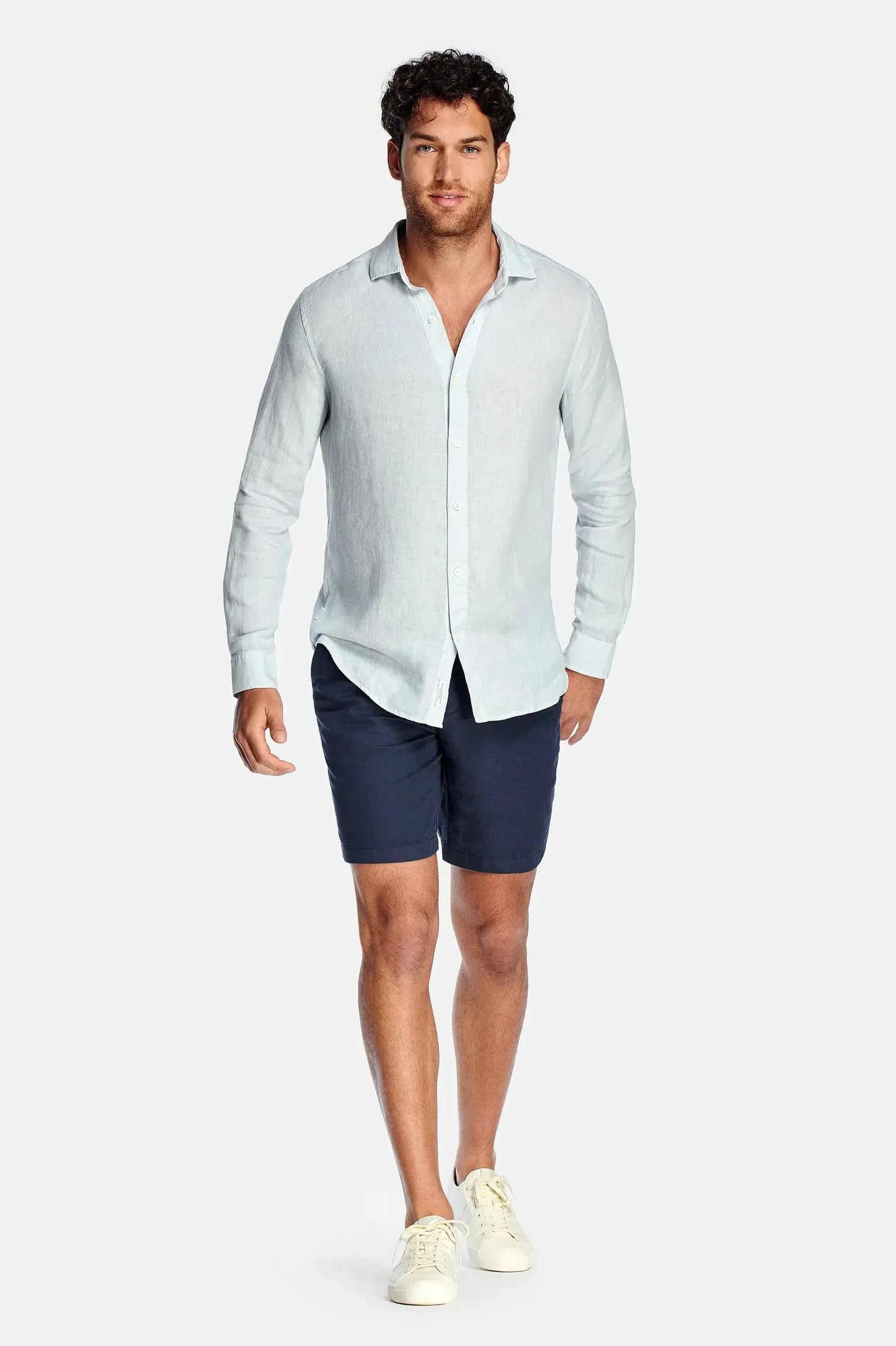 Linen Shirt Light Blue