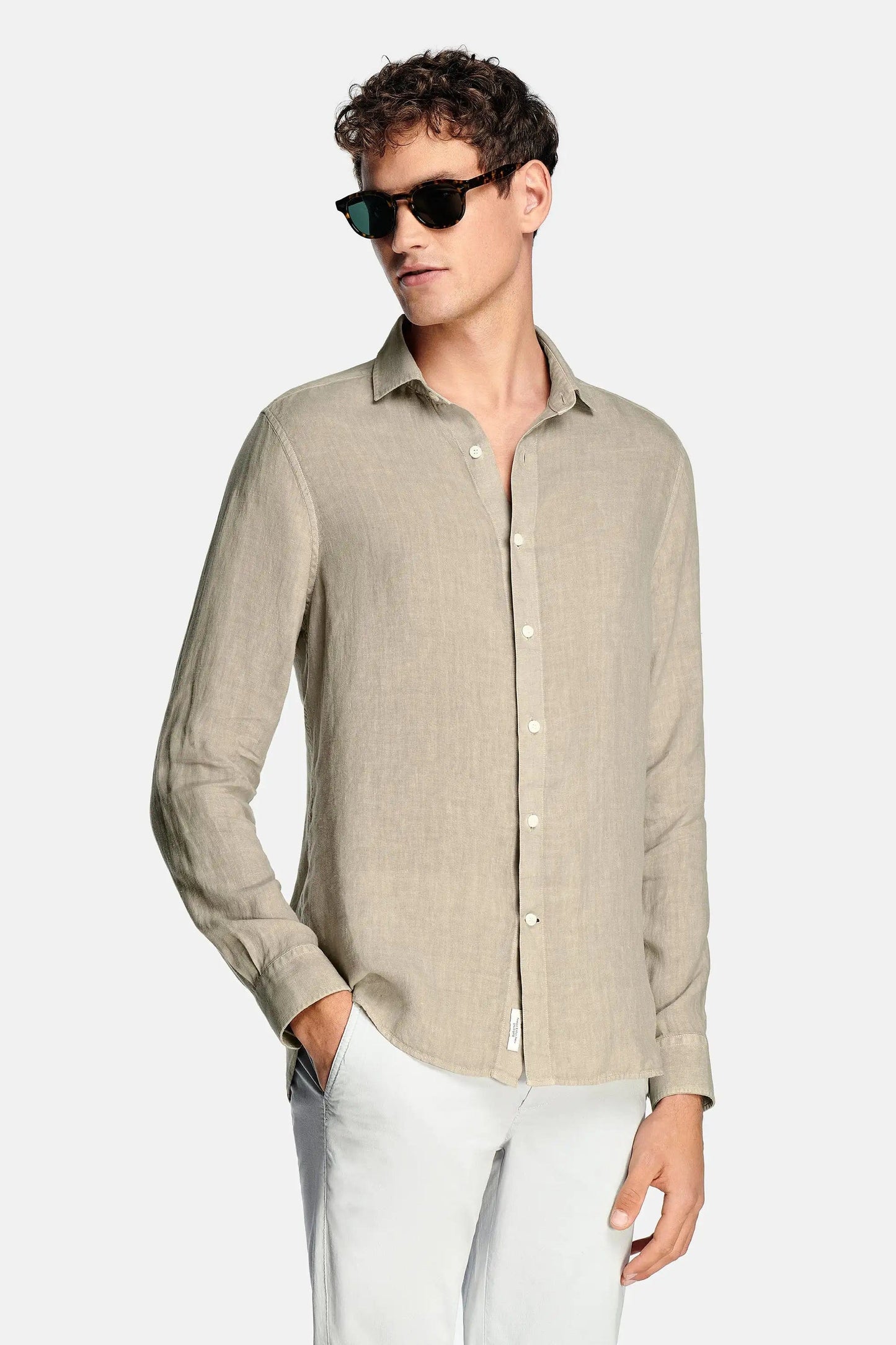 Linen Shirt Beige