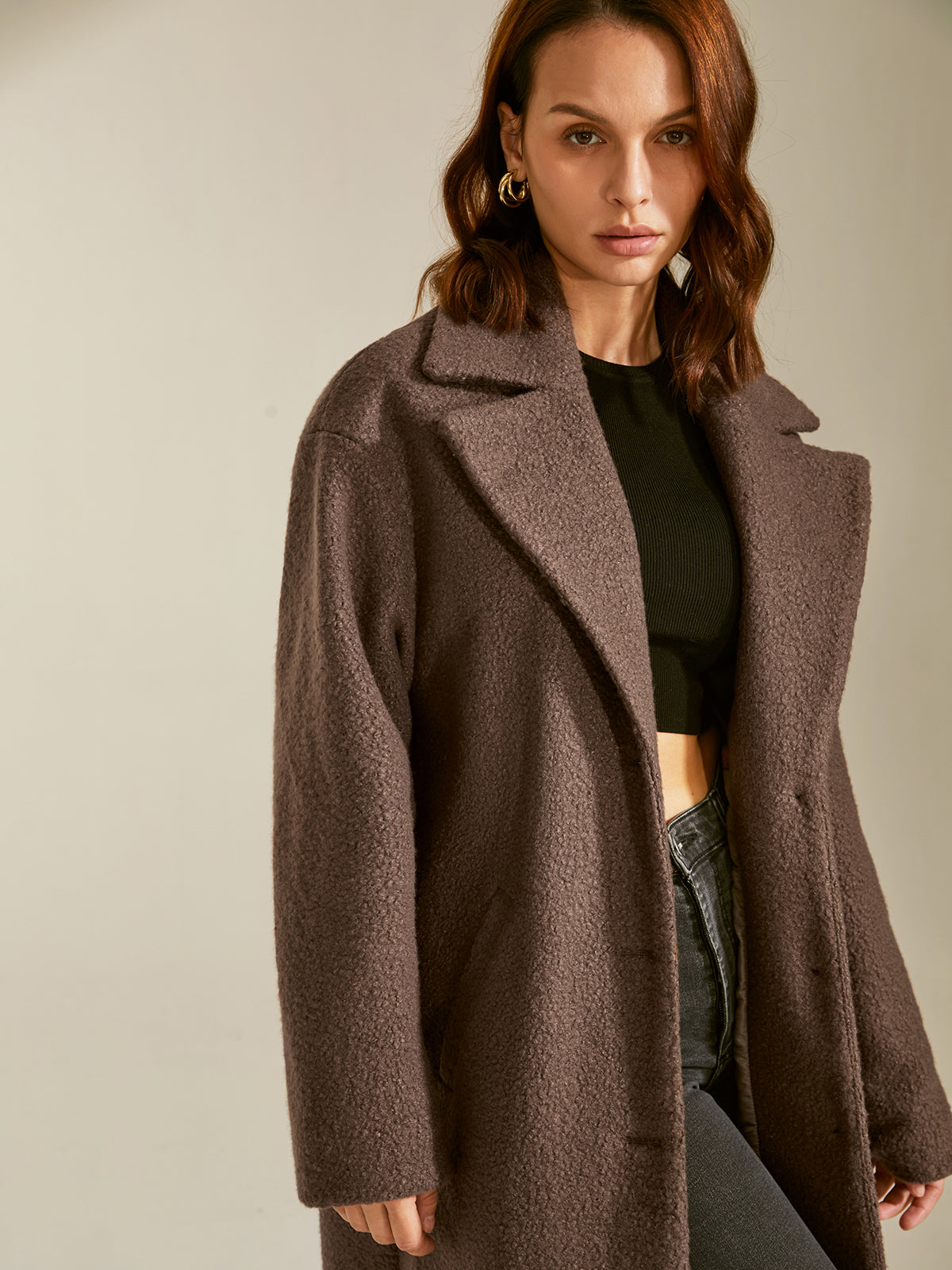 Essential Oversized Wool-Blend Coat