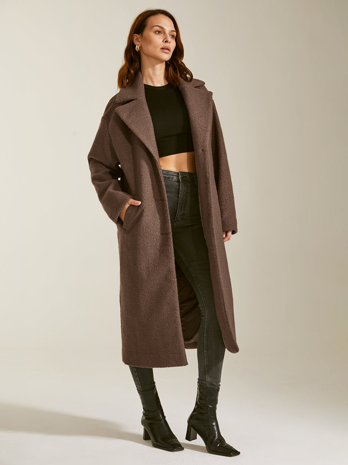 Essential Oversized Wool-Blend Coat