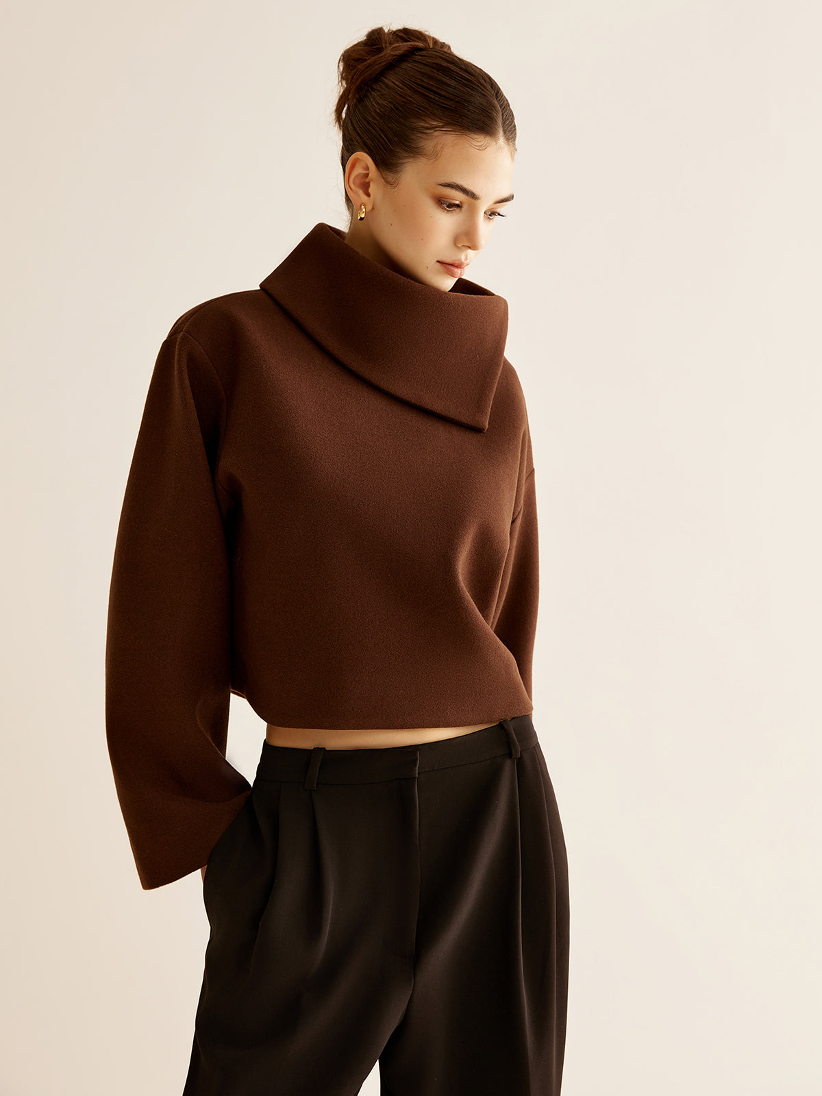 Tailored Roll-Neck Jumper