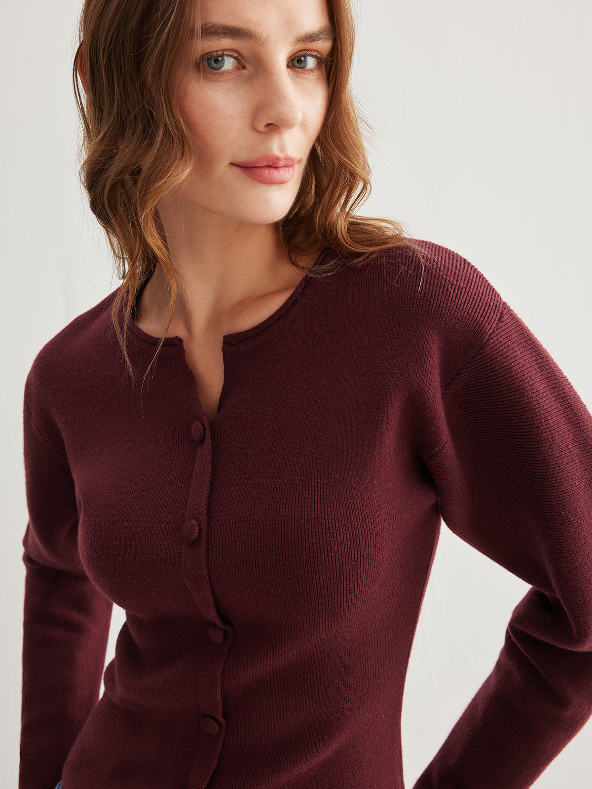 Tailored Knit Cardigan