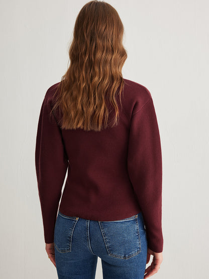 Tailored Knit Cardigan