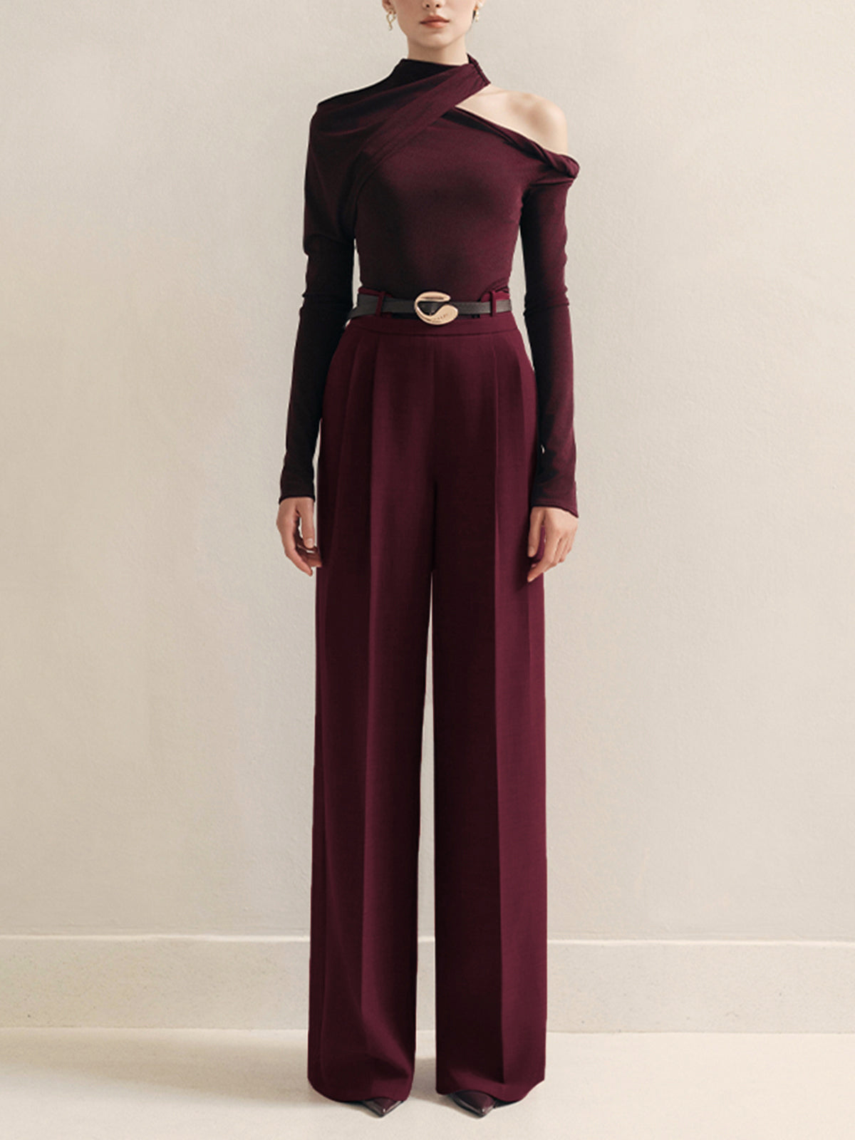 Luxury Wide-Leg Trousers
