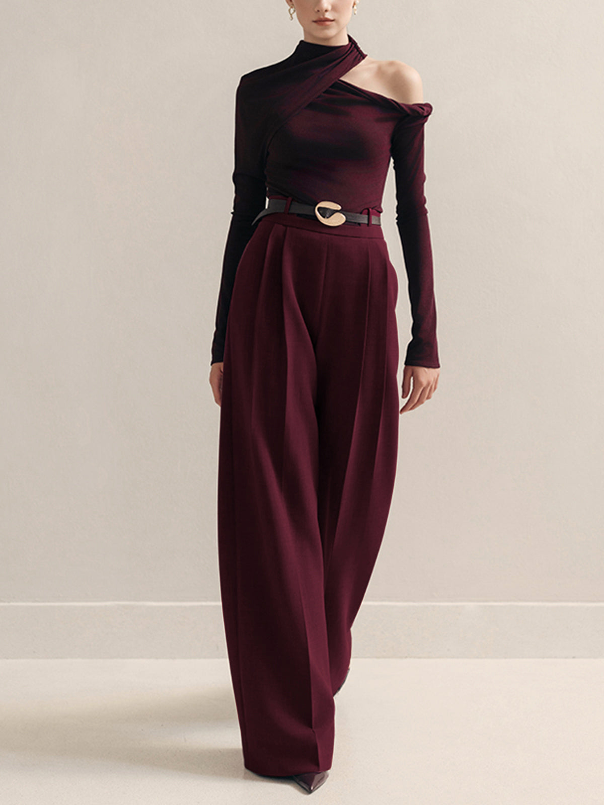 Luxury Wide-Leg Trousers