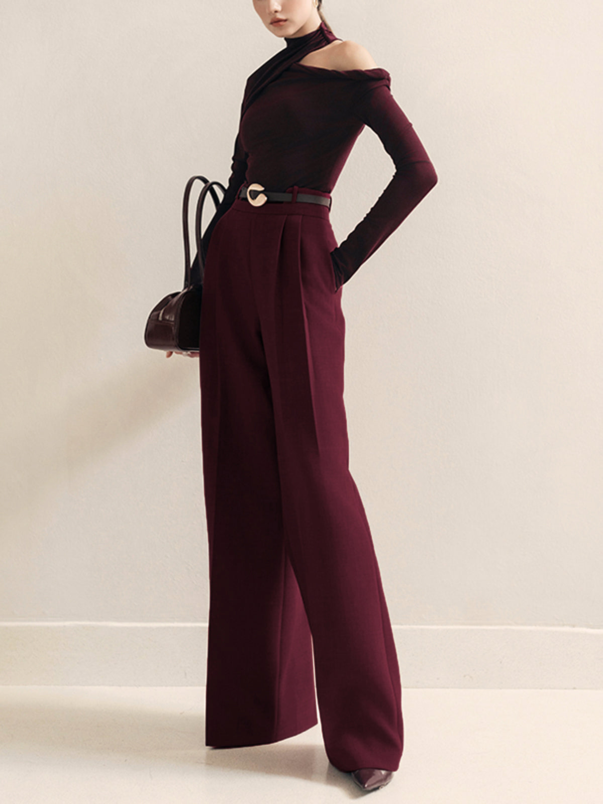 Luxury Wide-Leg Trousers