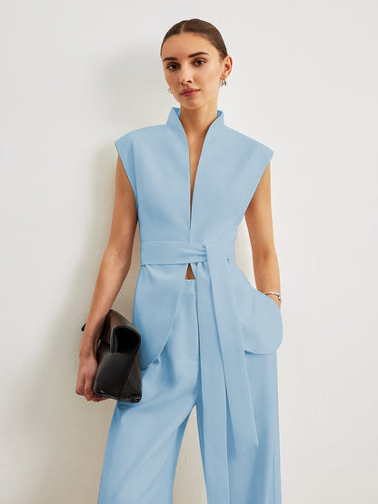 Sculpted Peplum Waistcoat