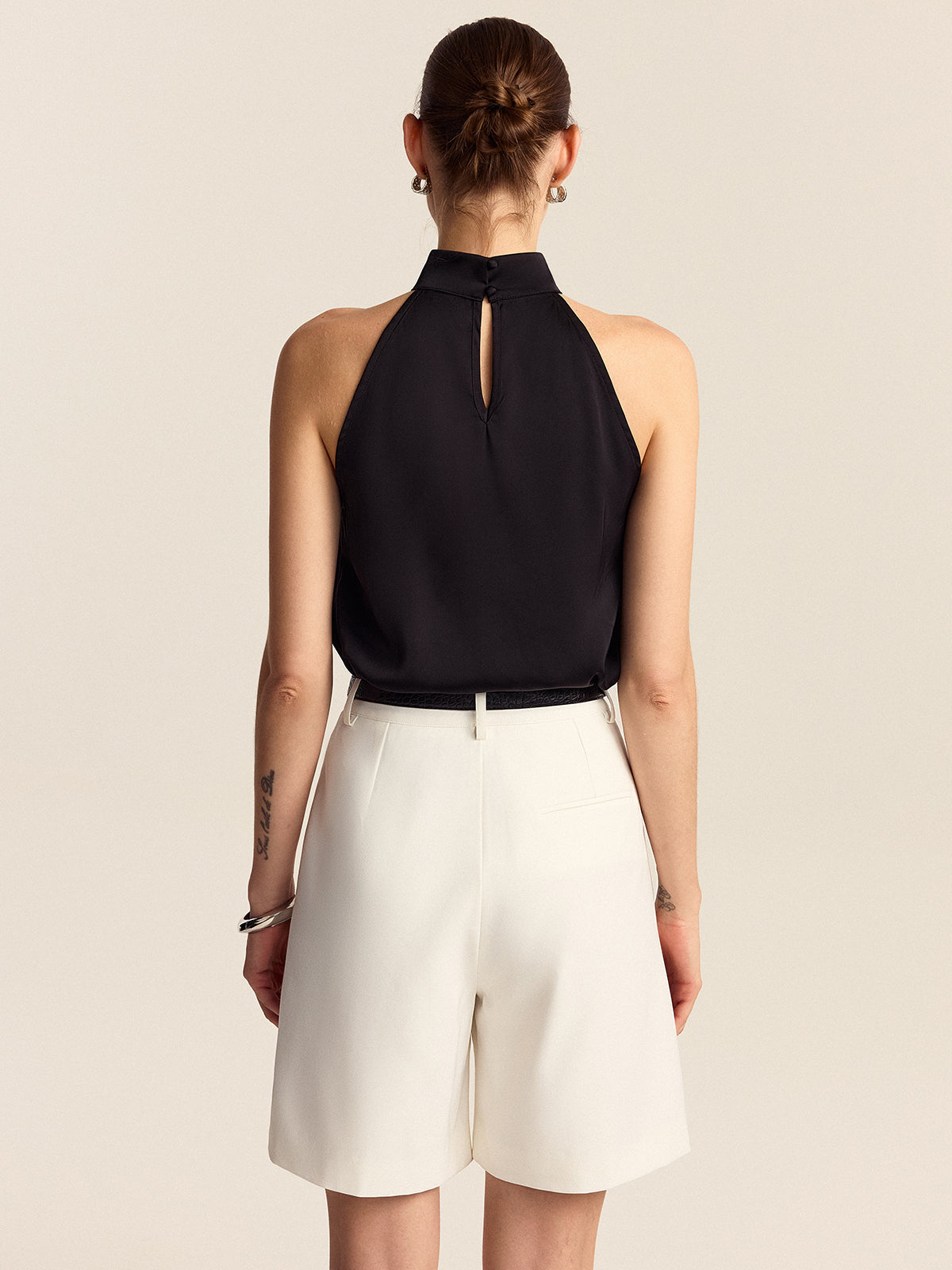 Refined Pleated Shorts
