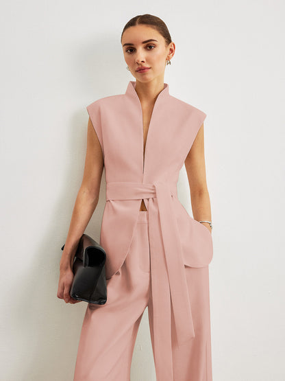Sculpted Peplum Waistcoat