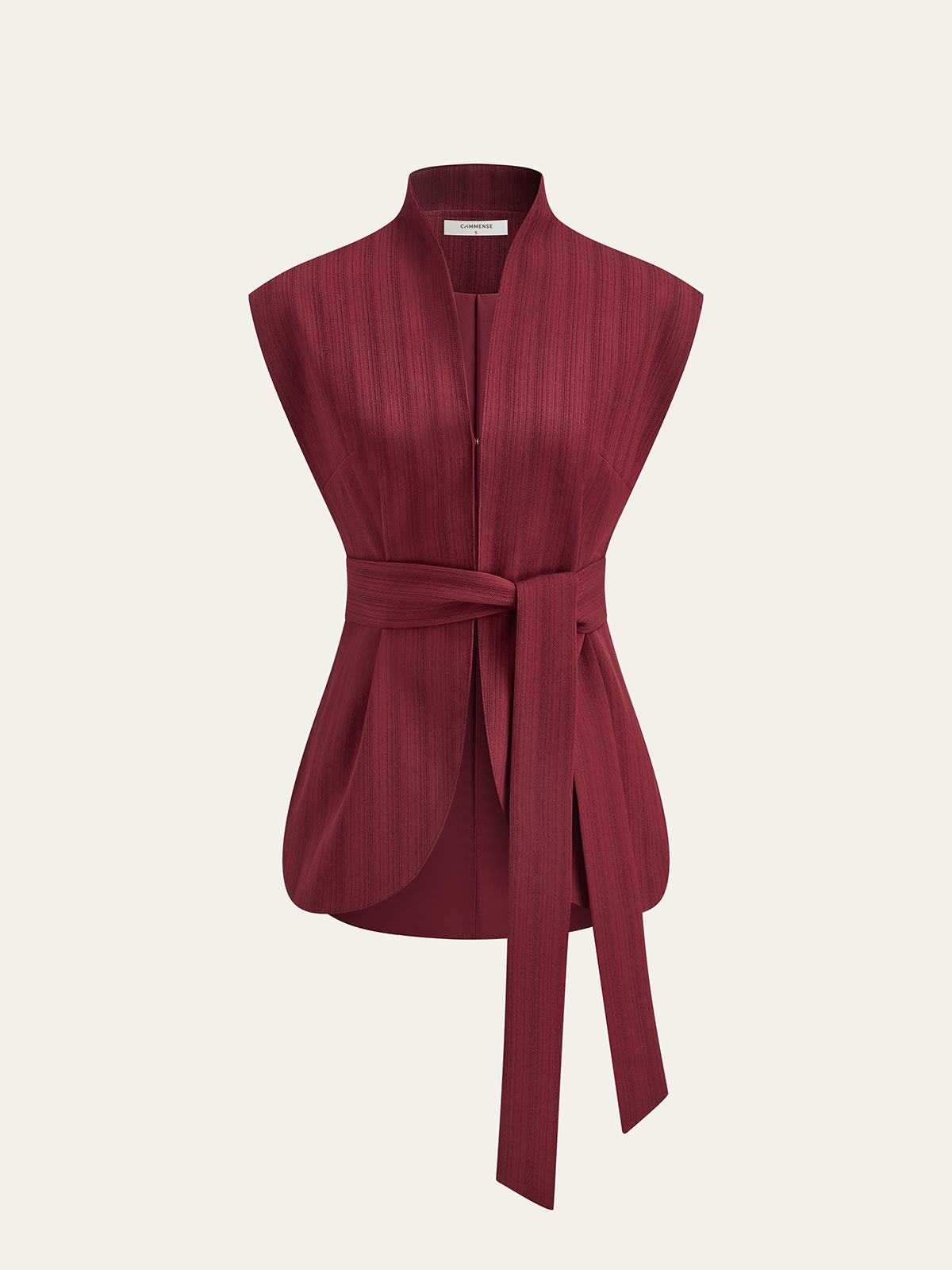Sculpted Peplum Waistcoat