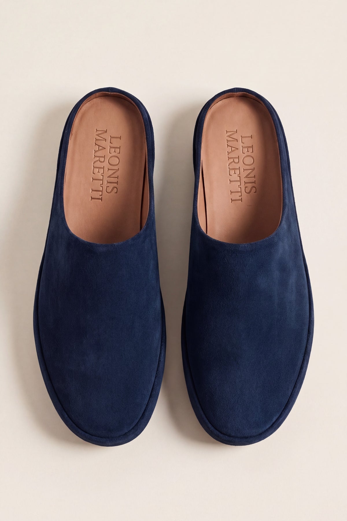 Perugia Suede Mule Navy