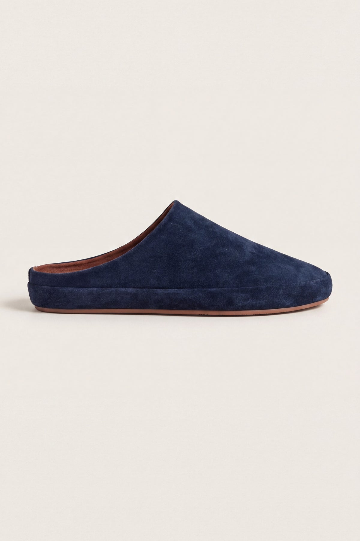 Perugia Suede Mule Navy