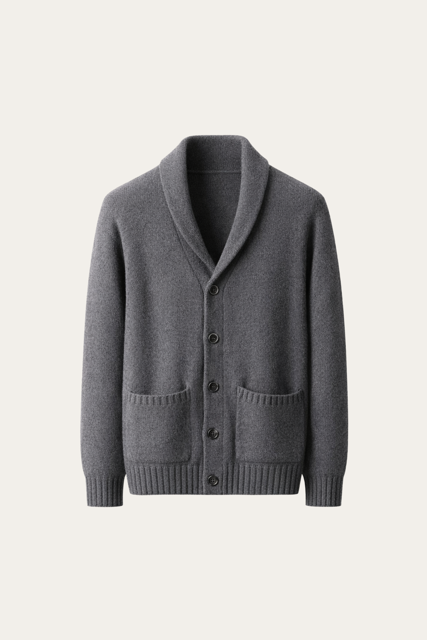 Sebastiano Shawl Cardigan Grey