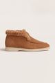 Arzano Fur-Lined High Top Loafer Camel