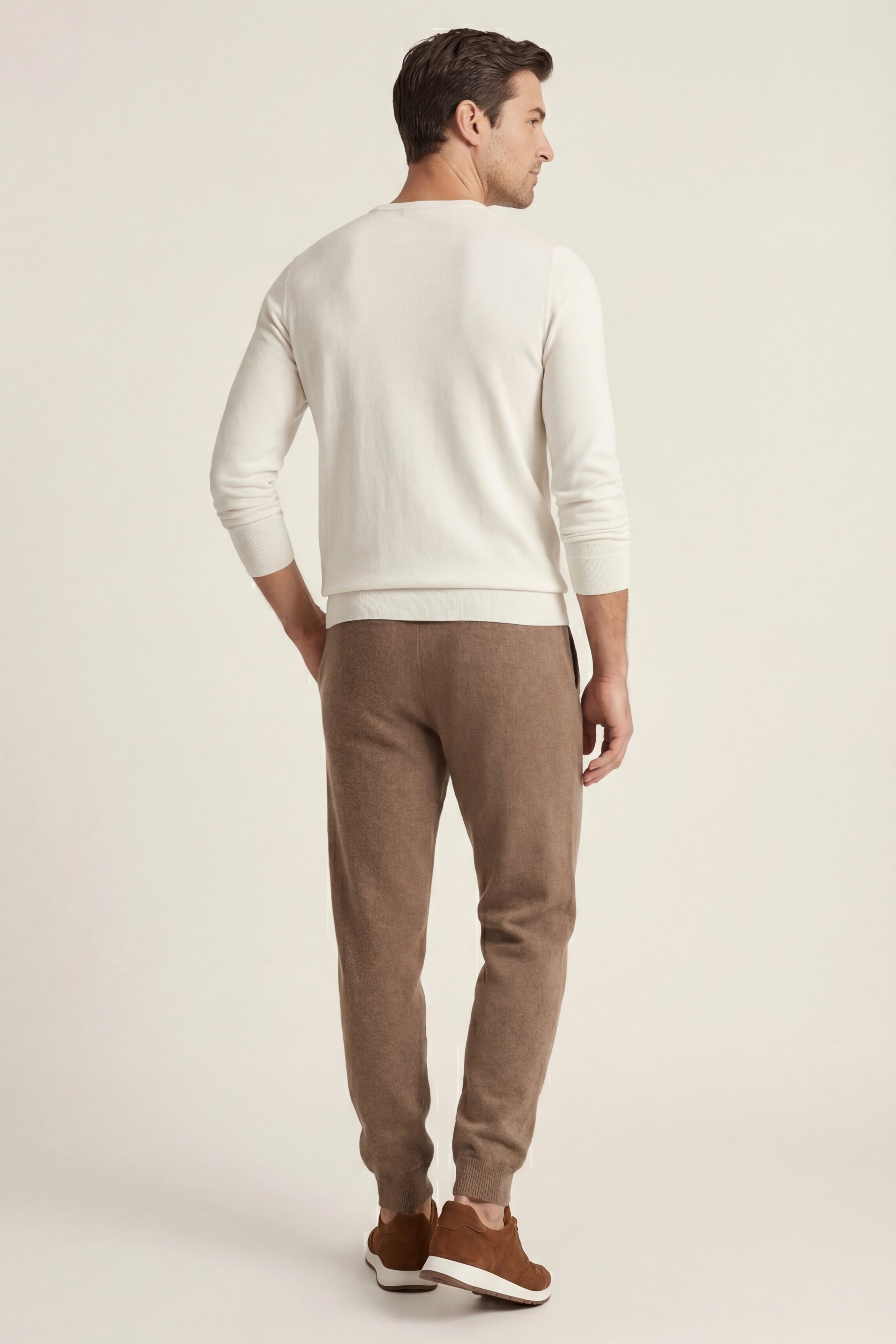 Sartore Cashmere Trousers Brown