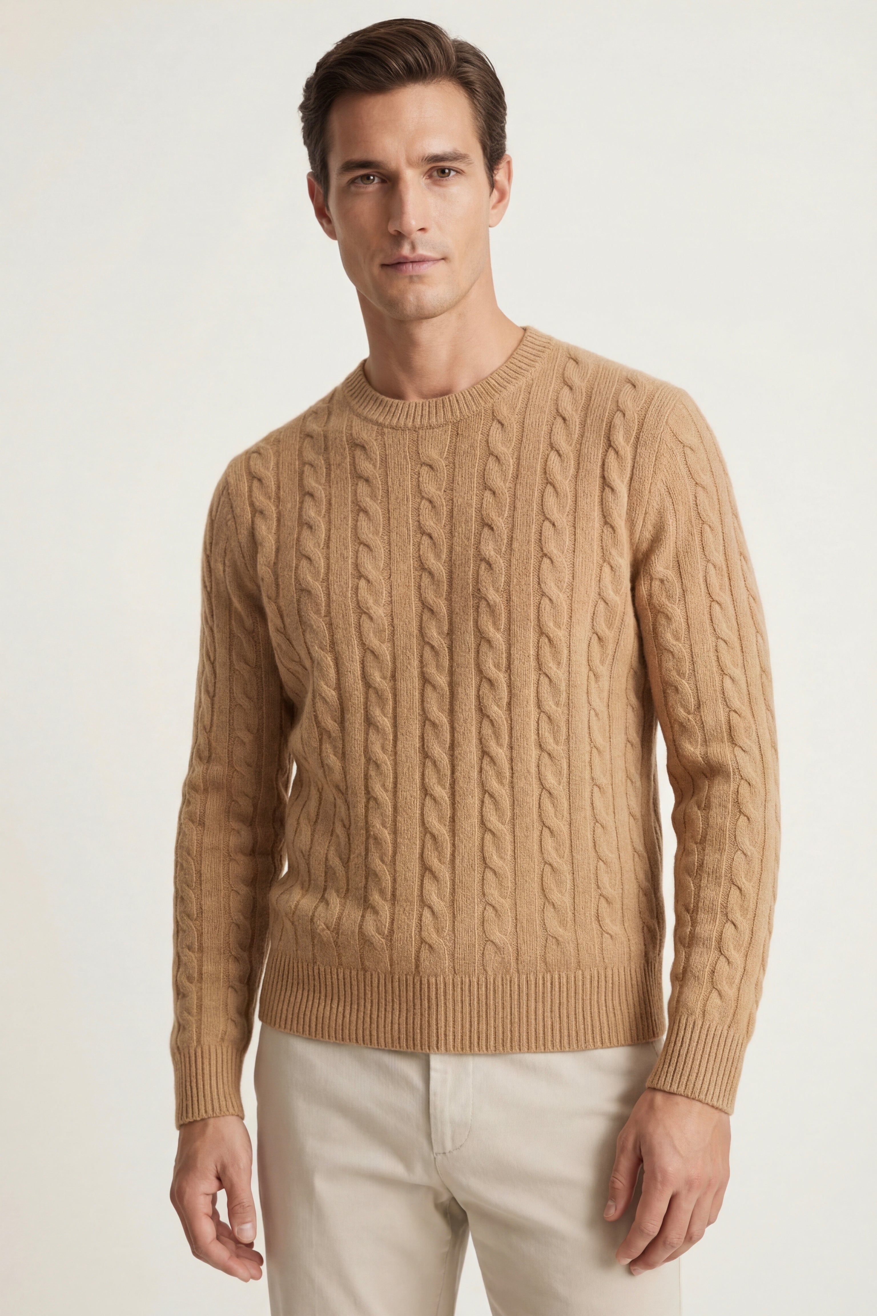 Soreno Cashmere Knit Camel