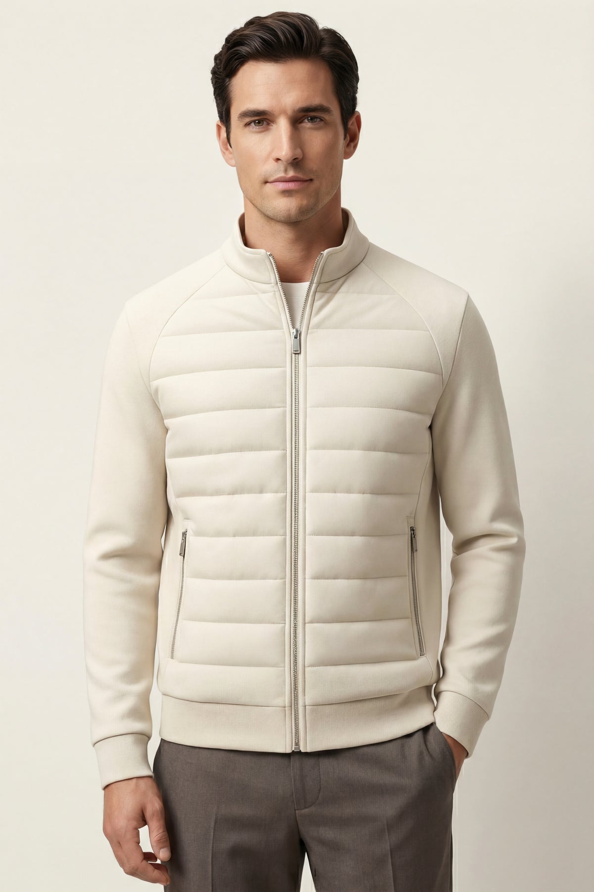 Bellori Wool Padded Jacket Ivory