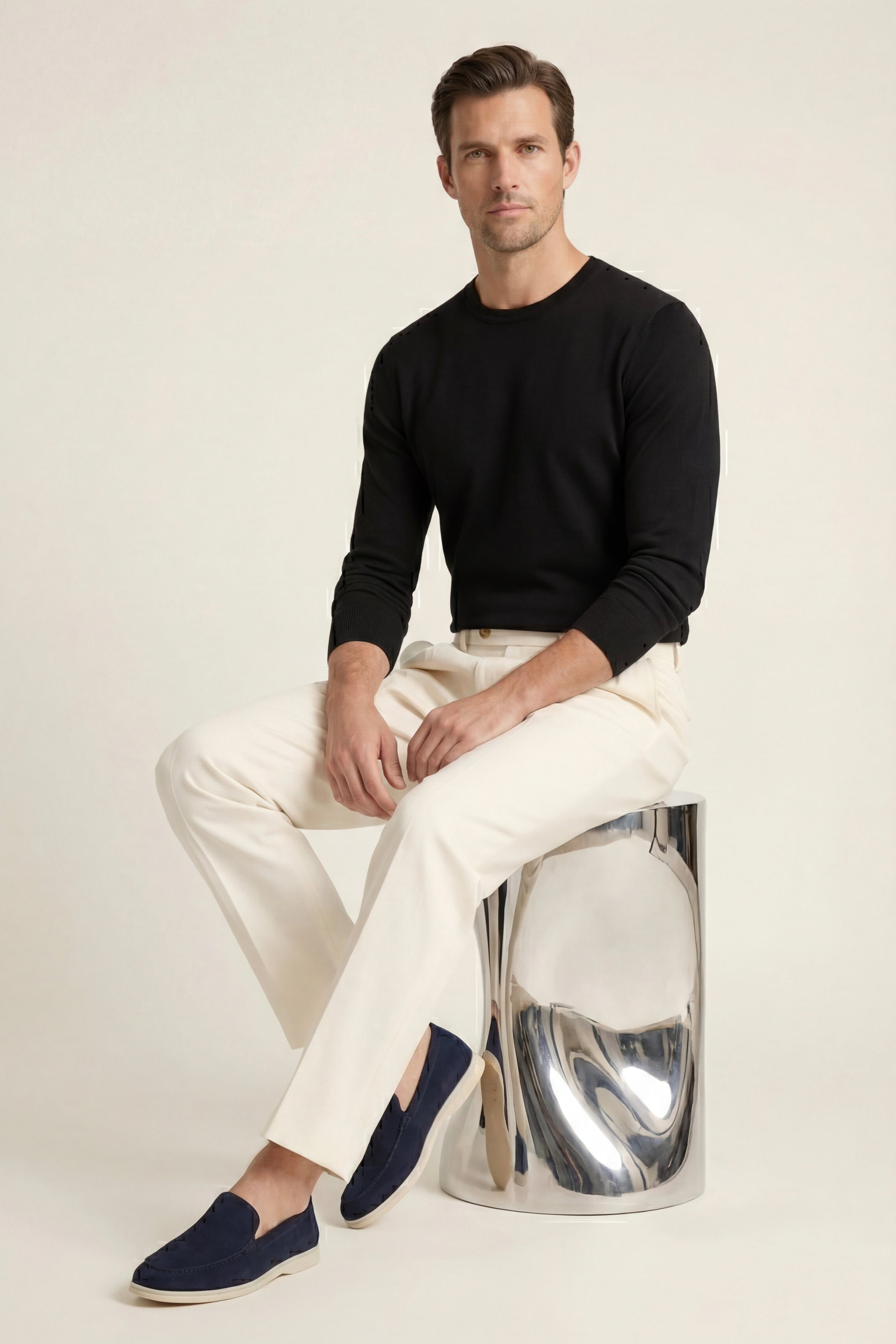 Valenti Pantalon Ivory