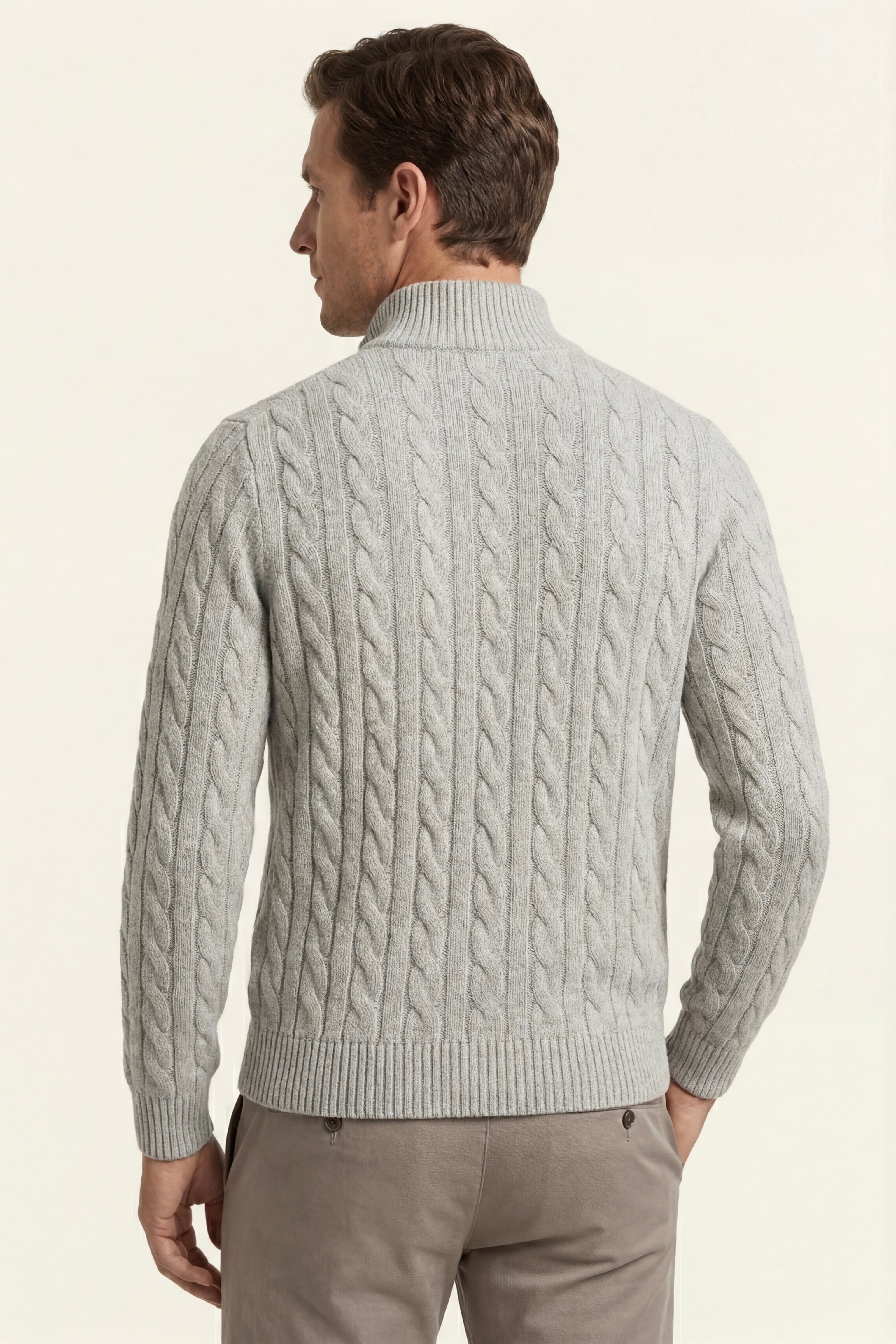 Medici Cable Knit Grey