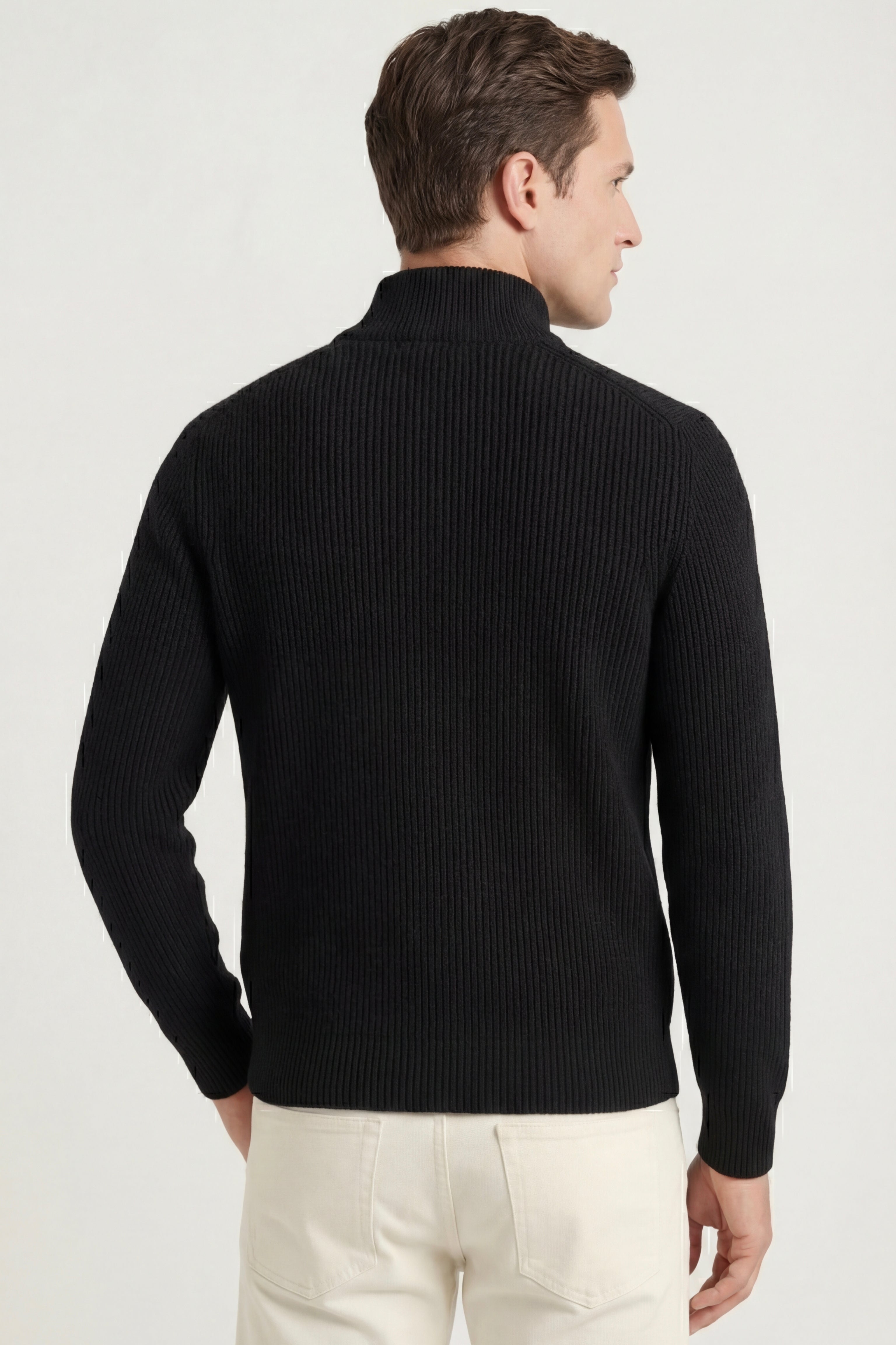 Roma Cashmere Cardigan Black