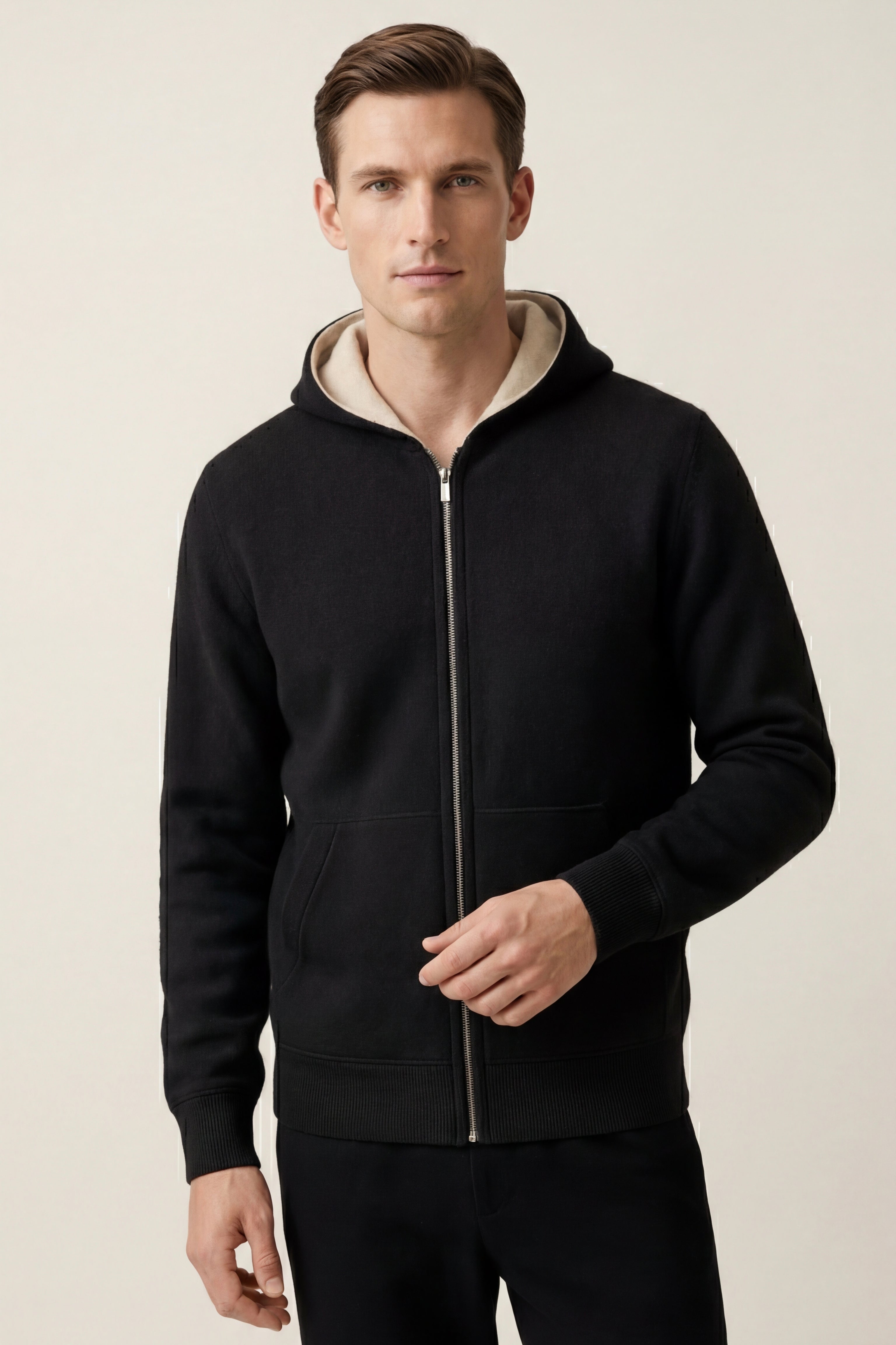 Novaro Hooded Zip Knit