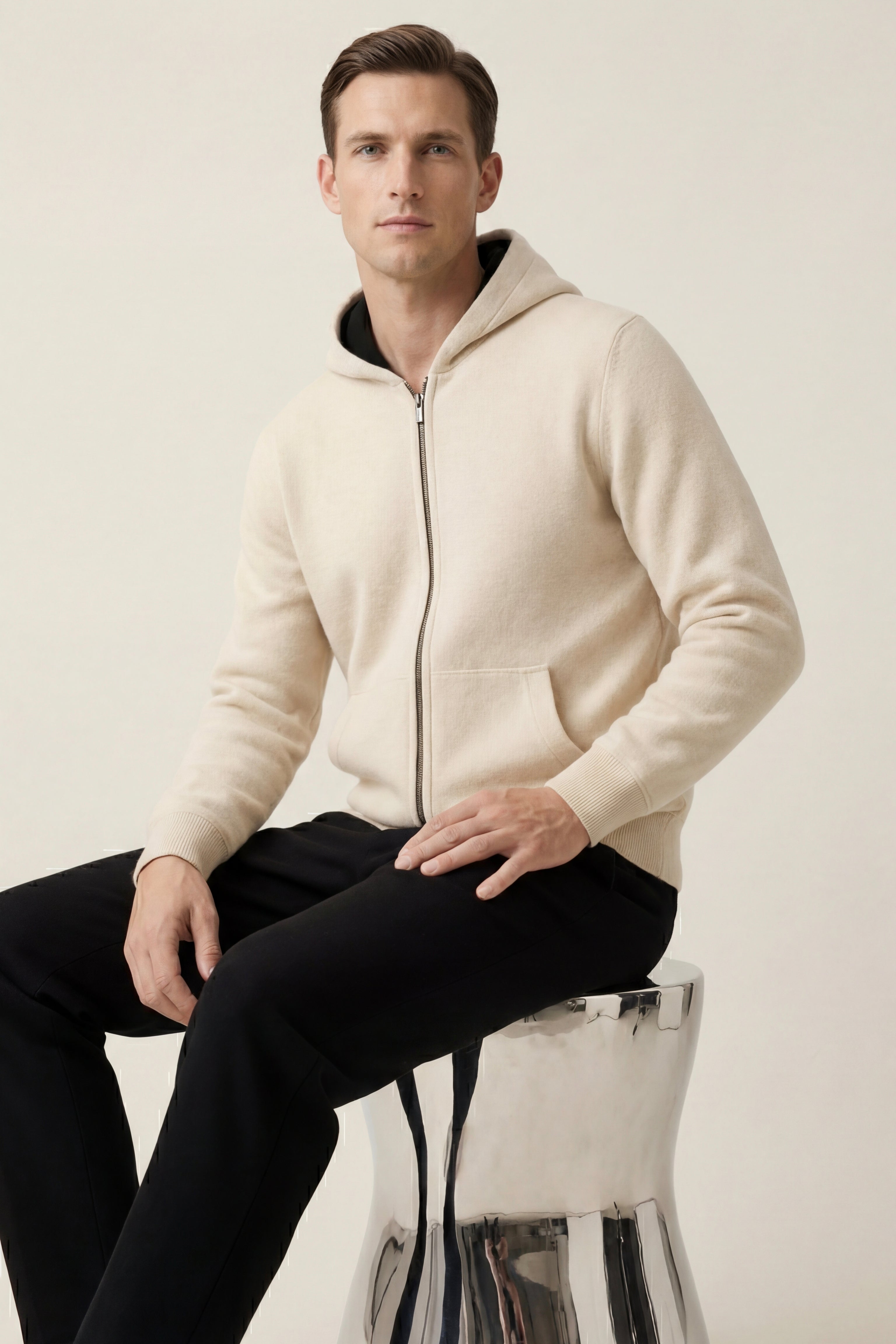 Novaro Hooded Zip Knit